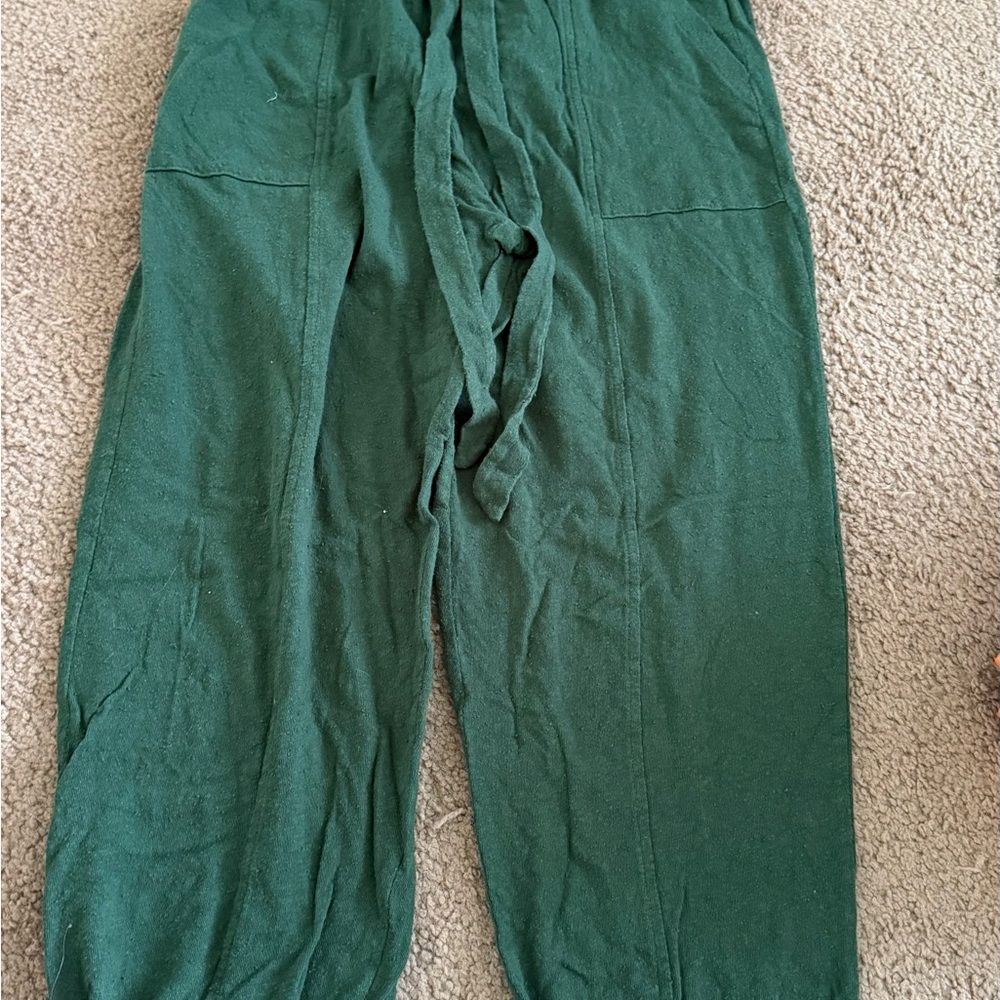 Green Casual Pants